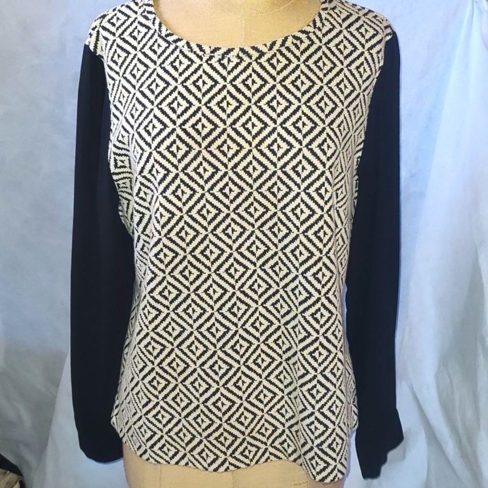 Chicos blouse black and white